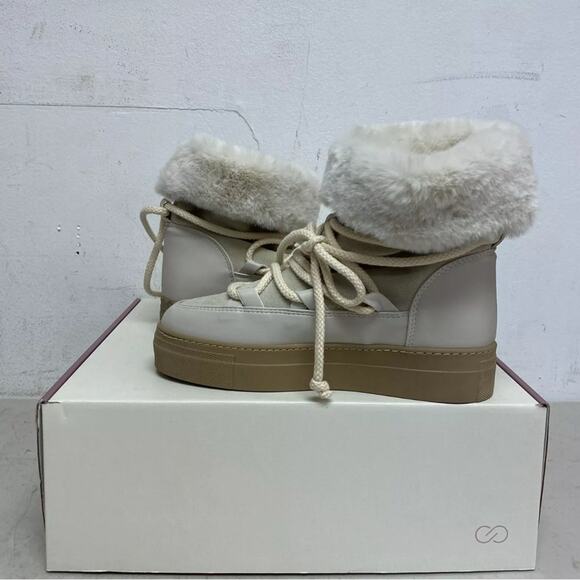 Calia By Carrie Underwood Hailey Moon Boot Size 9.5 Ivory Street Wear New - Picture 3 of 9